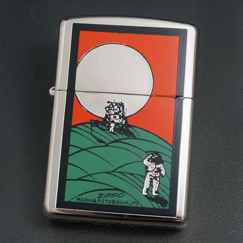 Zippo 花札 トリックアート 月 1996年製造 Zippo Land G