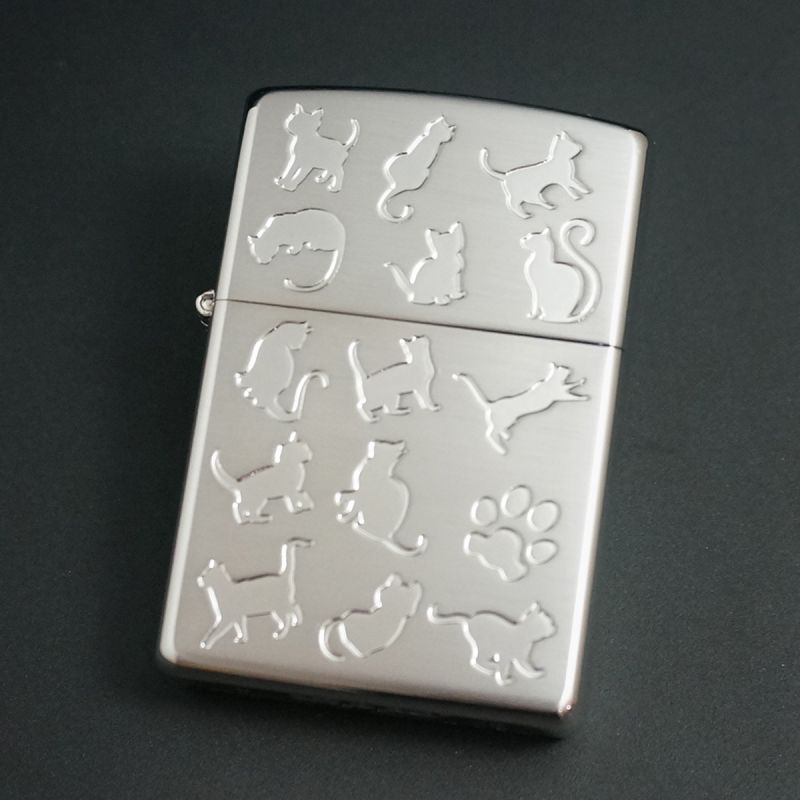 画像1: zippo キャットパーティー SV