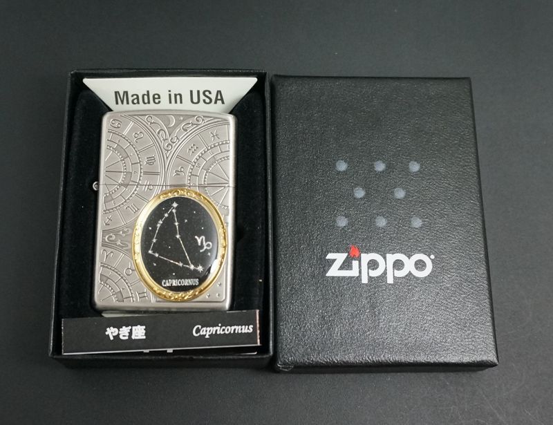 画像: zippo 12星座メタル 山羊座