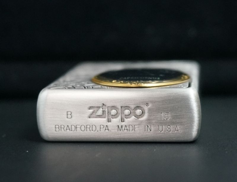 画像: zippo 12星座メタル 山羊座