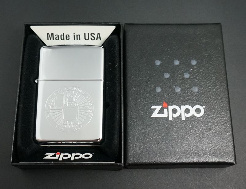 画像: zippo ZIPPO社創業60周年記念 50周年復刻柄 キズ有 1992年製造
