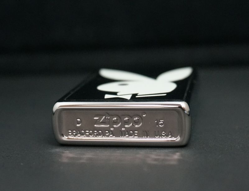 画像: zippo PLAYBOY うさぎ横顔 黒