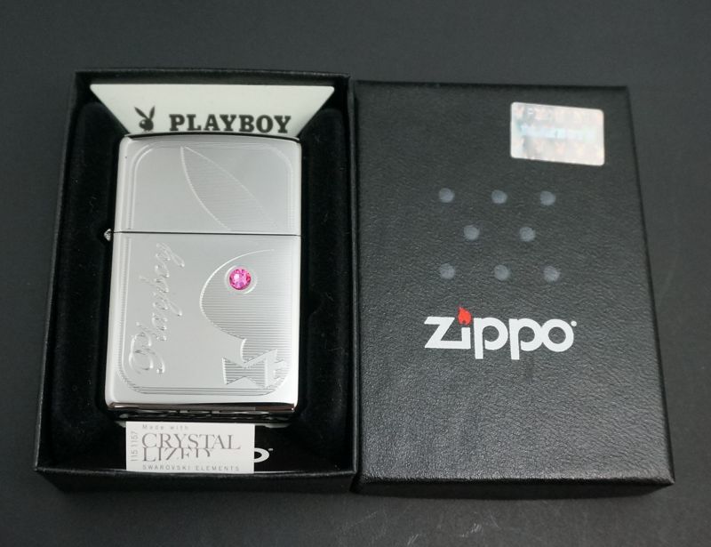 画像: zippo PLAYBOY CRYSTAL LIZED 