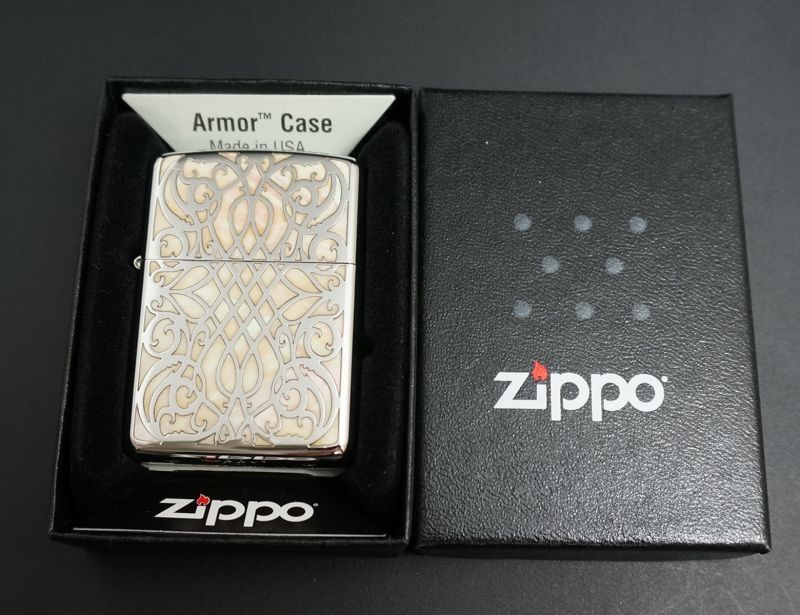 画像: zippo ARMOR シェルアラベスク SV 