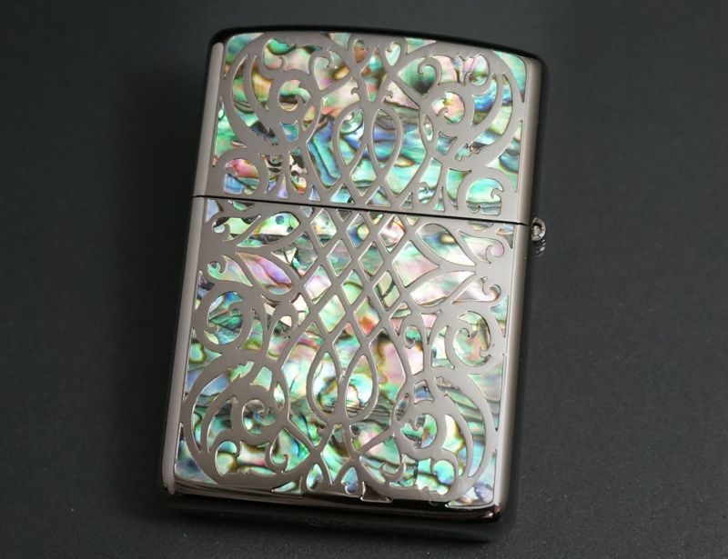 画像: zippo ARMOR シェルアラベスク BK