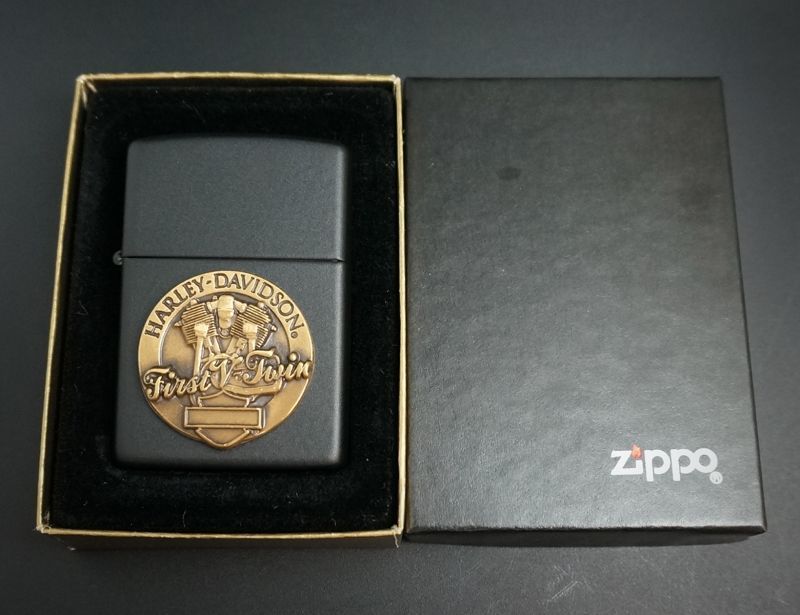 画像: zippo HARLEY-DAVIDSON　First V Twin  1993年製造