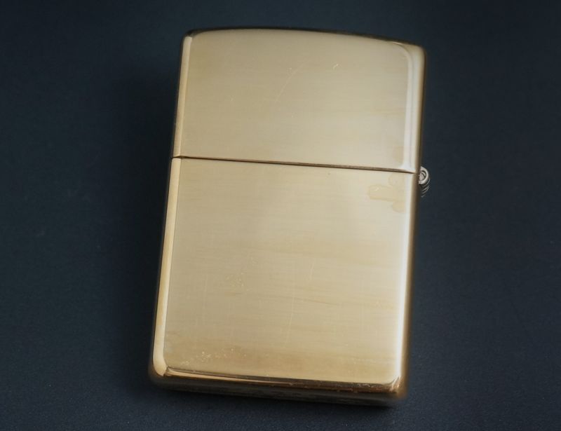 画像: zippo HARLEY-DAVIDSON　ブラスメタルプレート 1996年製造