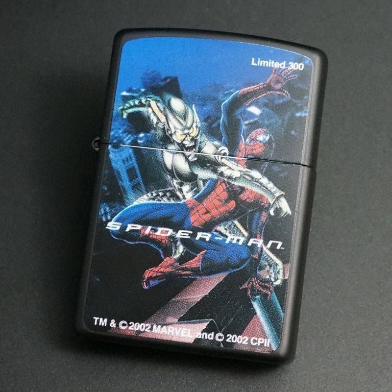 外箱内側に汚れありますスパイダーマン zippo