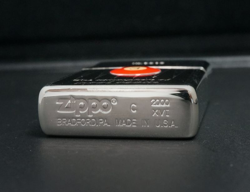 画像: zippo ビリヤード 3ボール ネックピース付 2000年製造