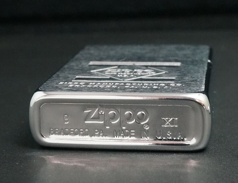 画像: zippo ＃200 ロゴエッチング 1995年製造