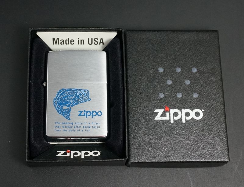 画像: zippo ブラックバス ＃200　2001年製造　キズ有り