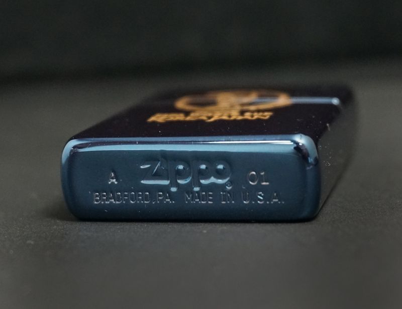 画像: zippo FIFA KOREA JAPAN ブルーチタン 2001年製造