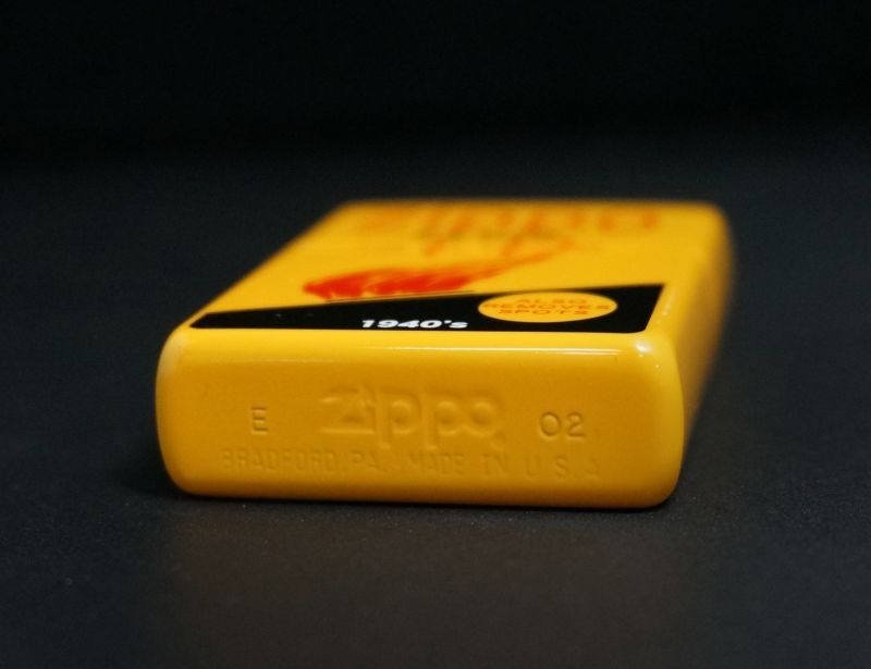 画像: zippo オイル缶柄（1940年代） 2002年製造