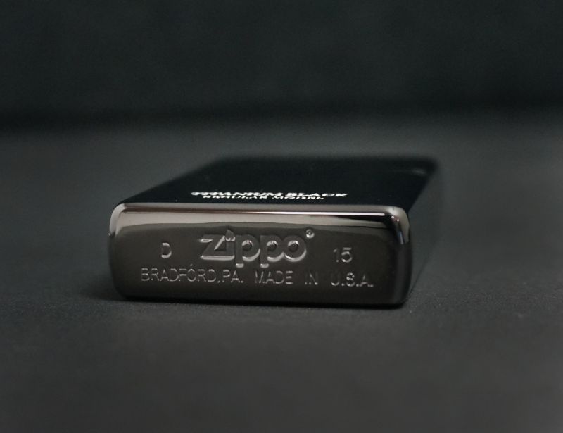 画像: zippo UNMiX 200 ブラックチタンコーティング 20-BKTT