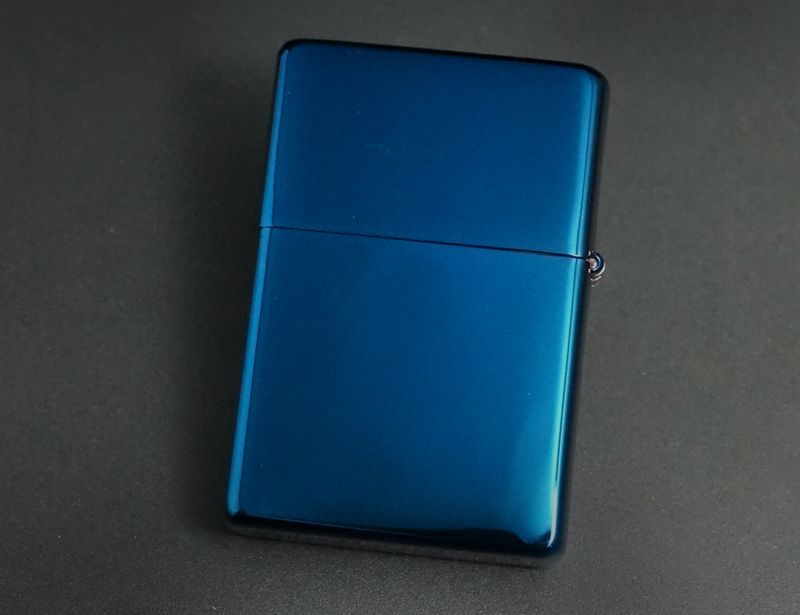 画像: zippo UNMIX 230 ブルーチタンコーティング 23-BLTT