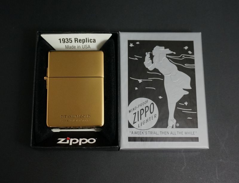 zippo UNMIX 1935 ゴールドチタンコーティング 35-GOTT - zippo-LAND G.