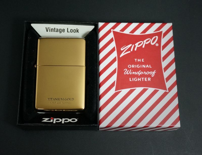 画像: zippo UNMIX 230 ゴールドチタンコーティング 23-GOTT