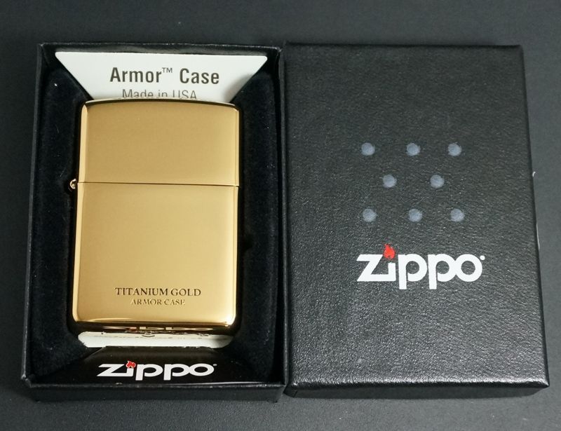 画像: zippo UNMIX 162 ゴールドチタンコーティング 16-GOTT