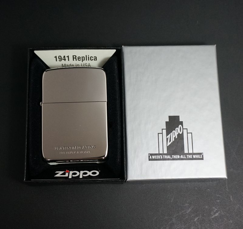 画像: zippo UNMIX 1941 プラチナコーティング 41-PLAT