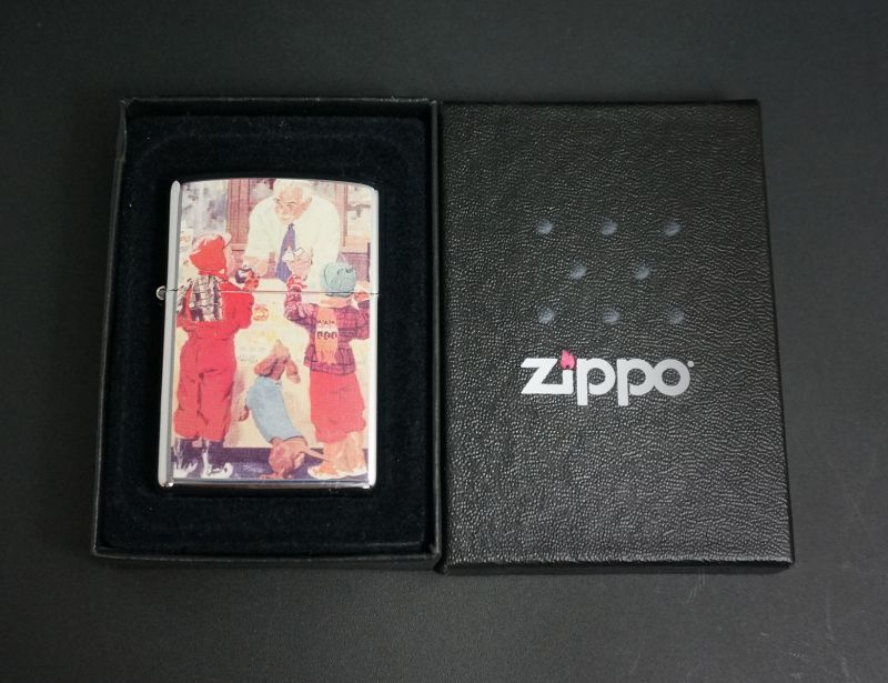 画像: zippo クリスマス柄 2004年製造