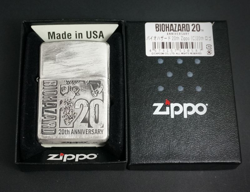 画像: zippo BIOHAZARD 20周年ロゴ