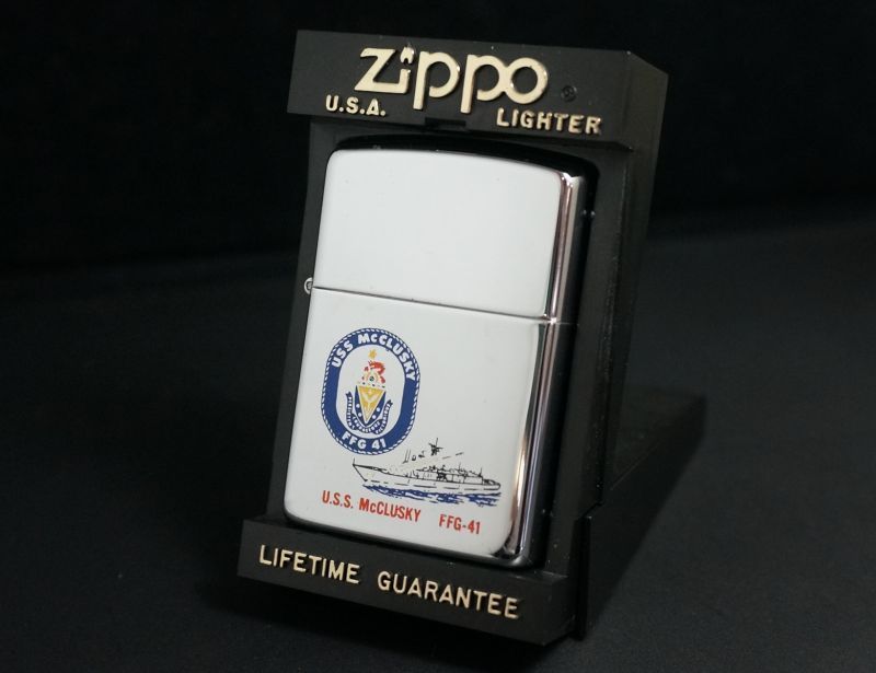 画像: zippo USS McCLUSKY FFG-41 1990年製造