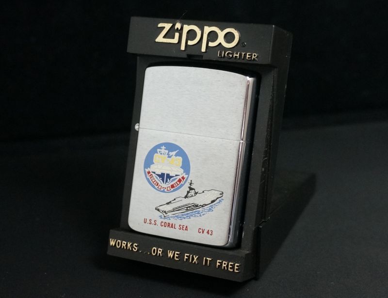 画像: zippo USS CORAL SEA CV43 1987年製造