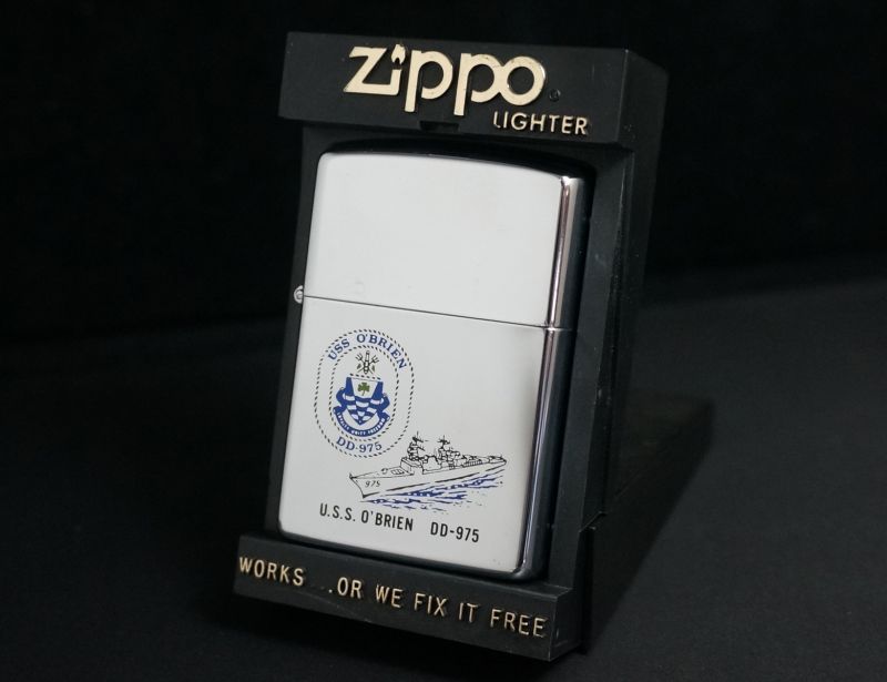 画像: zippo USS O’BRIEN DD-975 1992年製造