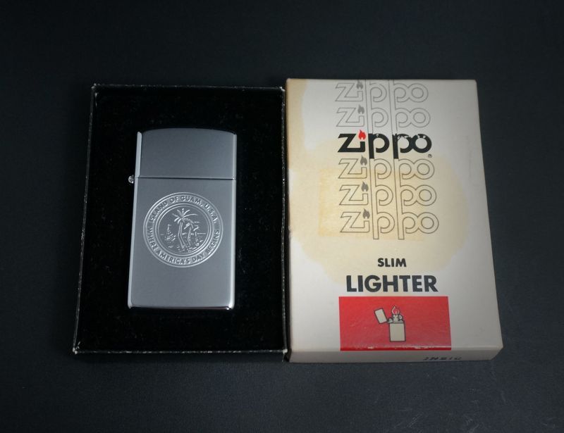 画像: zippo GUAM SLIM 1984年製造