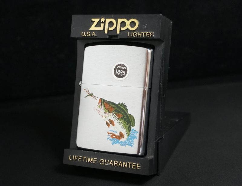 画像: zippo ブラックバス #200 1990年製造