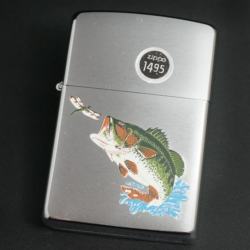 画像1: zippo ブラックバス #200 1990年製造