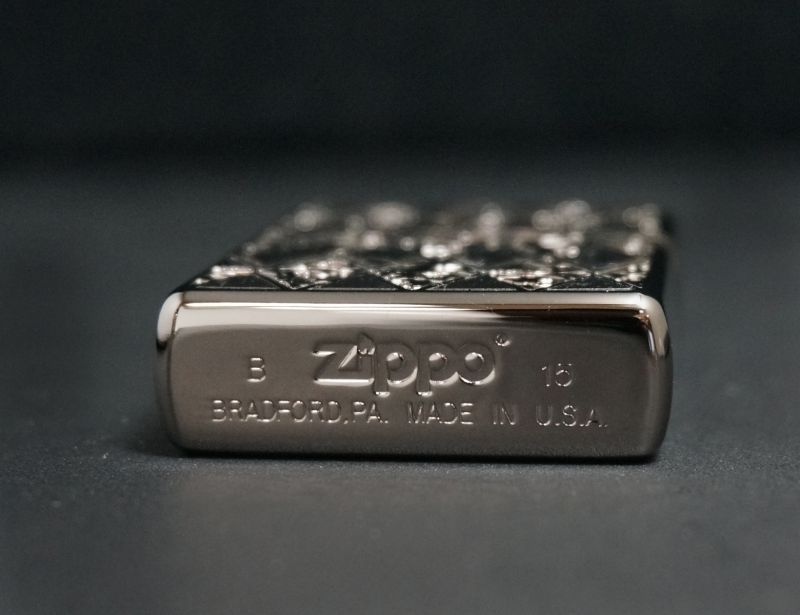 画像: zippo LE ウッドダイヤ GD 300個限定