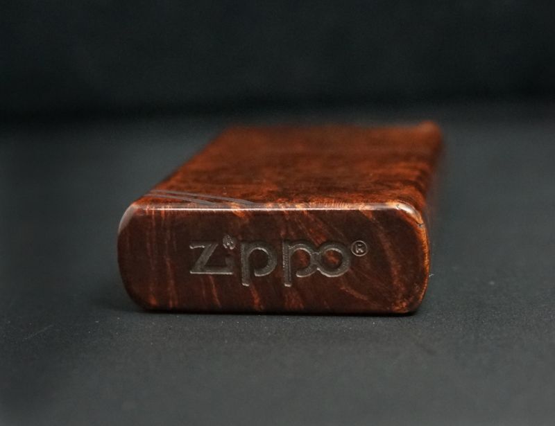 画像: zippo ブライヤー フラットダーク 2002年製造