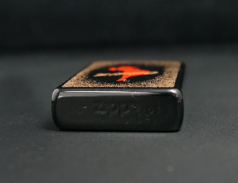 画像: zippo WINDY 越前塗 黒 2003年製造