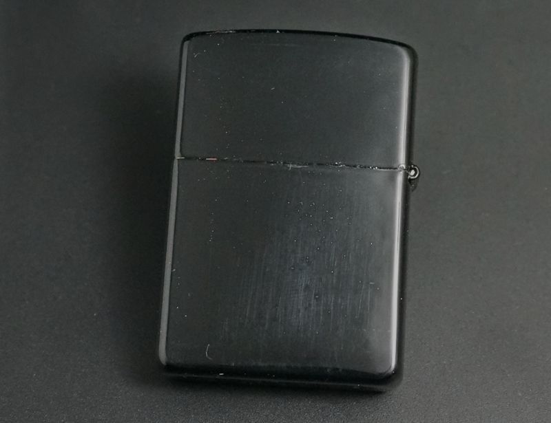 画像: zippo WINDY 越前塗 黒 2003年製造