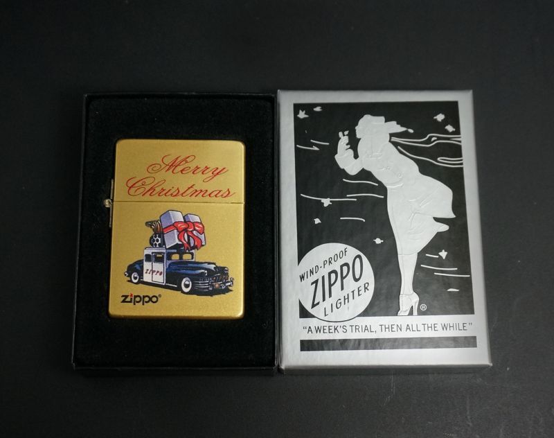 画像: zippo 1935REPLICA クリスマス ZIPPO CAR ゴールド