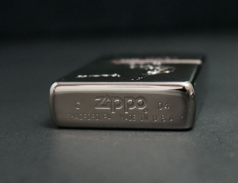 画像: zippo WINDY チャーム付 シルバーメッキ 2004年製造