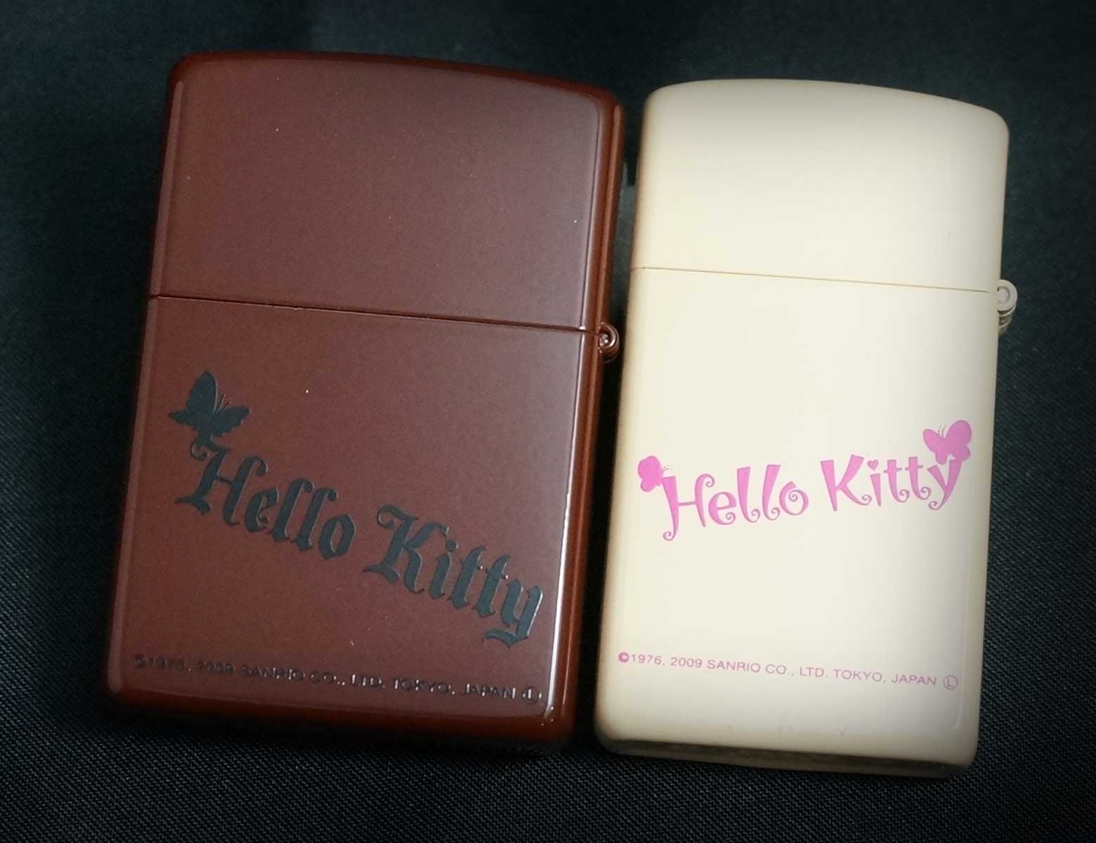 画像: zippo HELLO KITTY ペア 「天使キティ＆悪魔キティ」214個限定