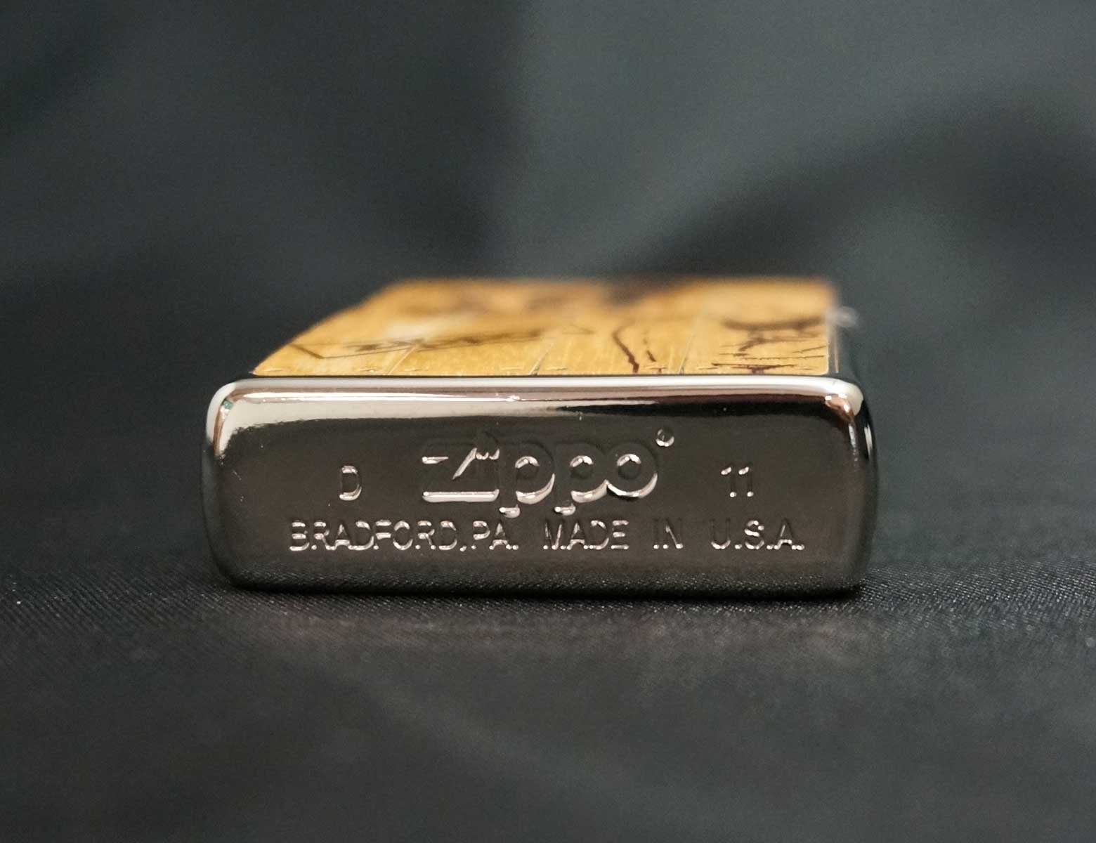 画像: zippo WINDY ウッドプレート 2011年製造 