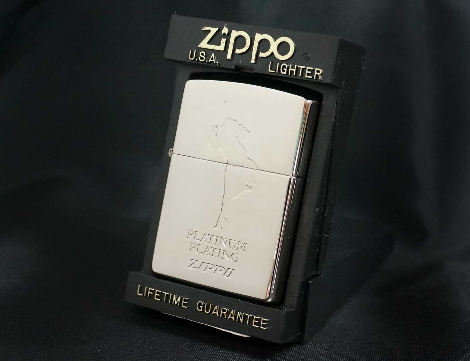 画像: zippo WINDY PLATINUM PLATING 1998年製造