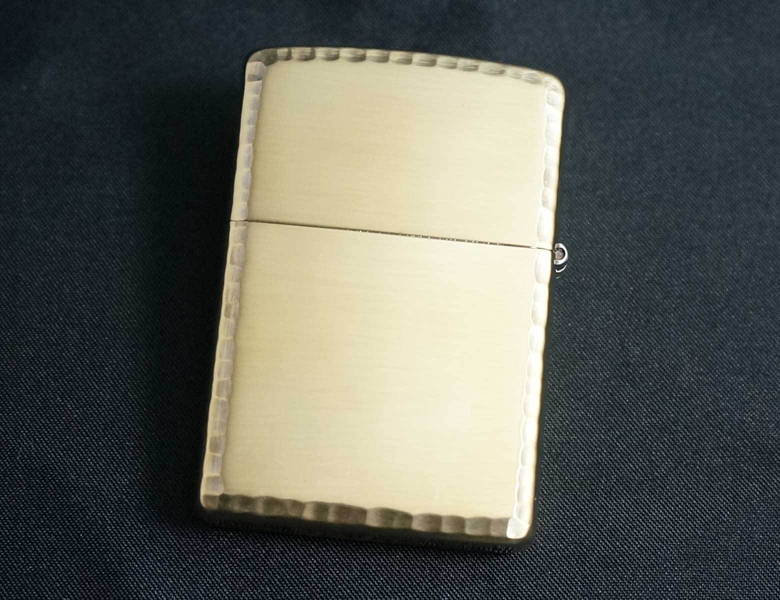 画像: zippo WINDY メタル貼付け ブラス 2007年製造