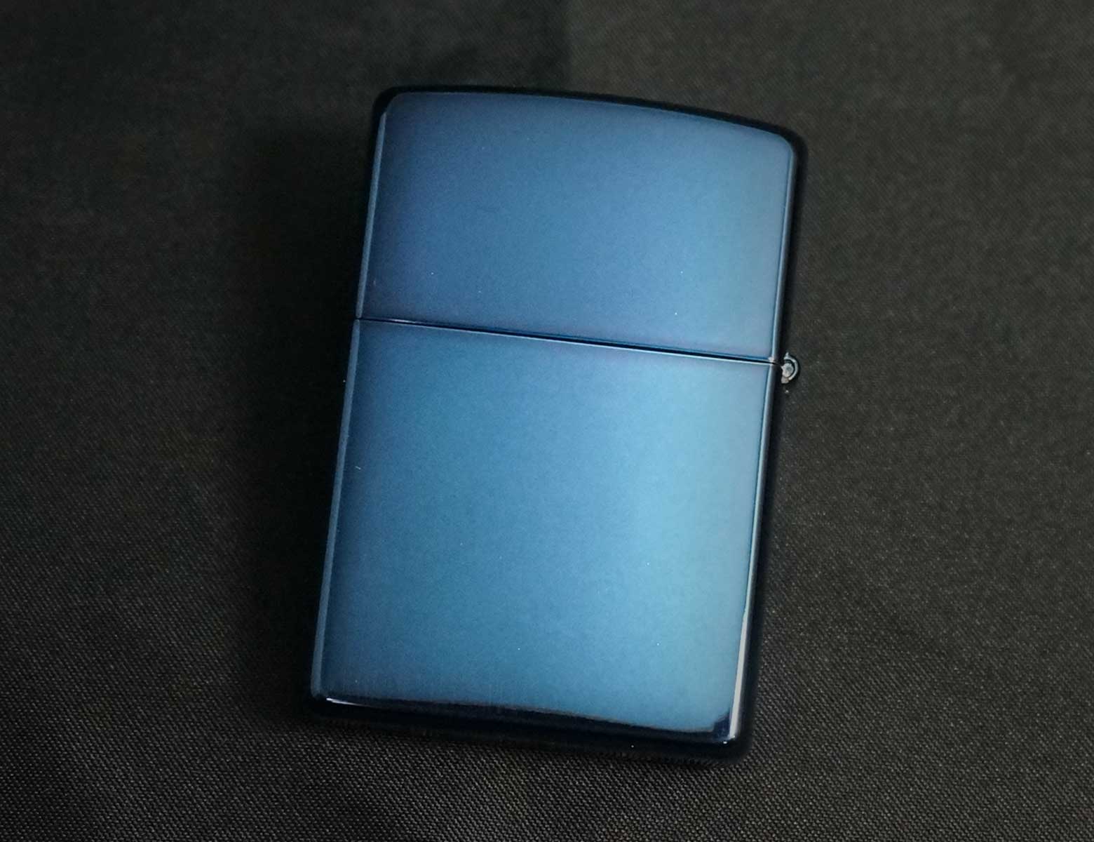 画像: zippo WINDY ブルーチタン 2002年製造