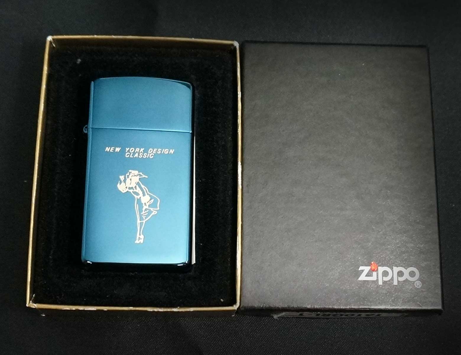 ウェンディ コーティングブルー Zippo