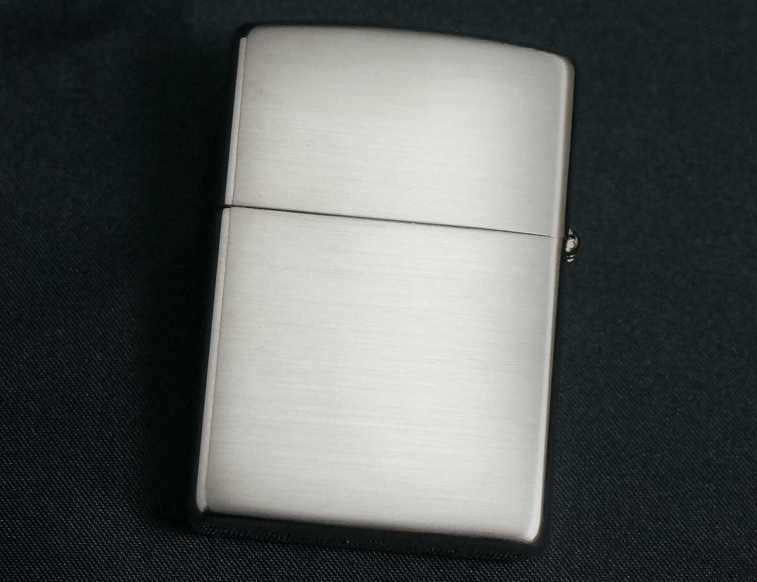 画像: zippo WINDY メタル貼付け パラジウム 2001年製造