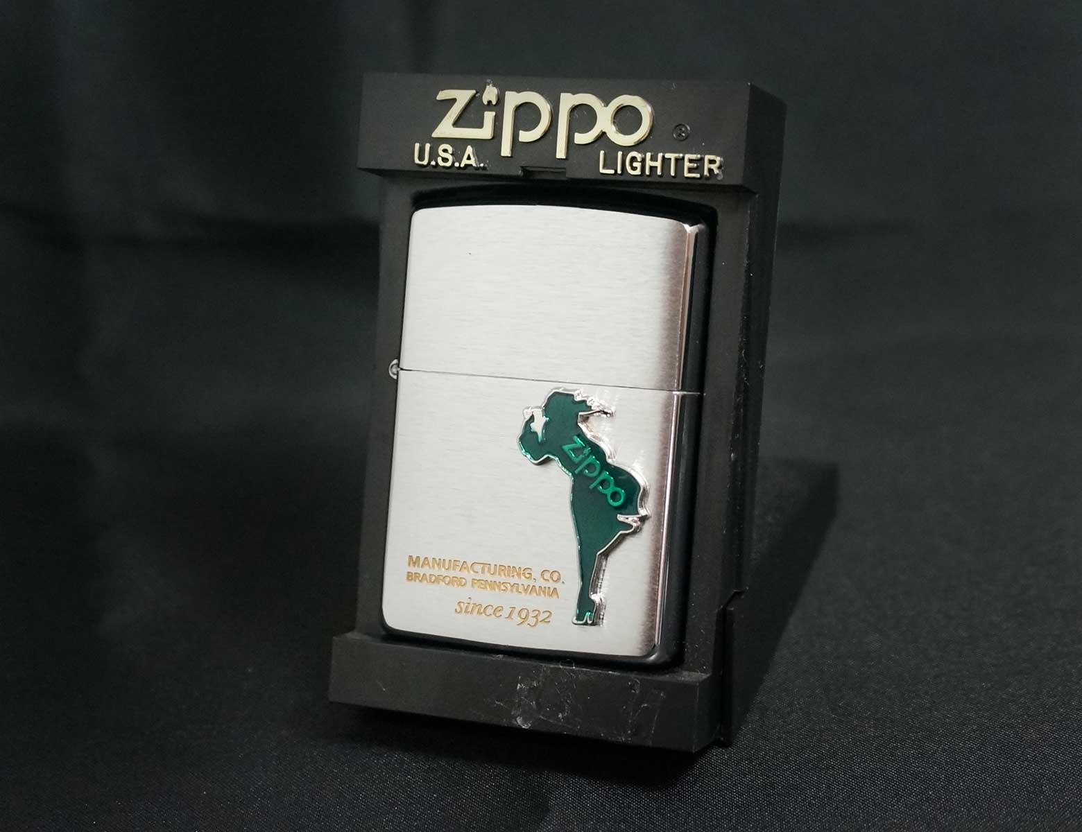 画像: zippo WINDY  メタル貼付け ＃200 1997年製造