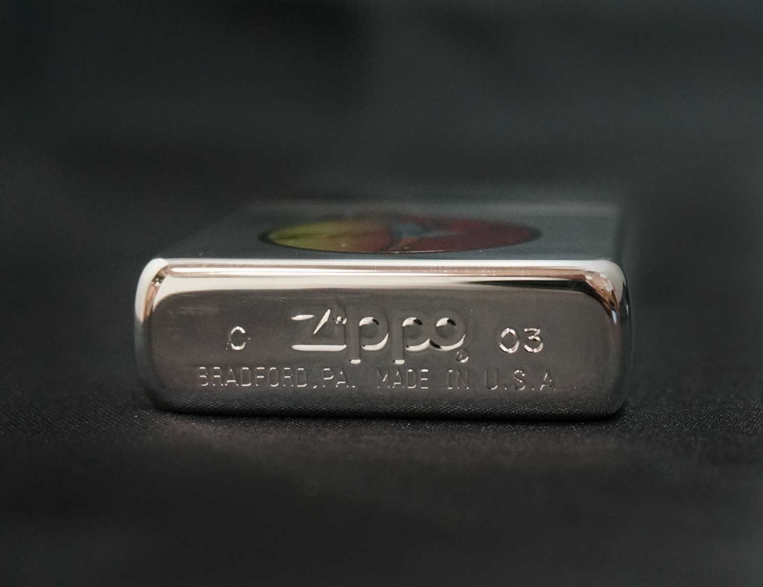 画像: zippo WINDY レッドプリント #250 2003年製造