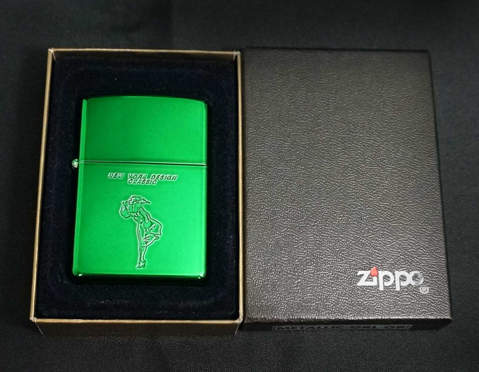 画像: zippo WINDY NYデザイン 1998年製造