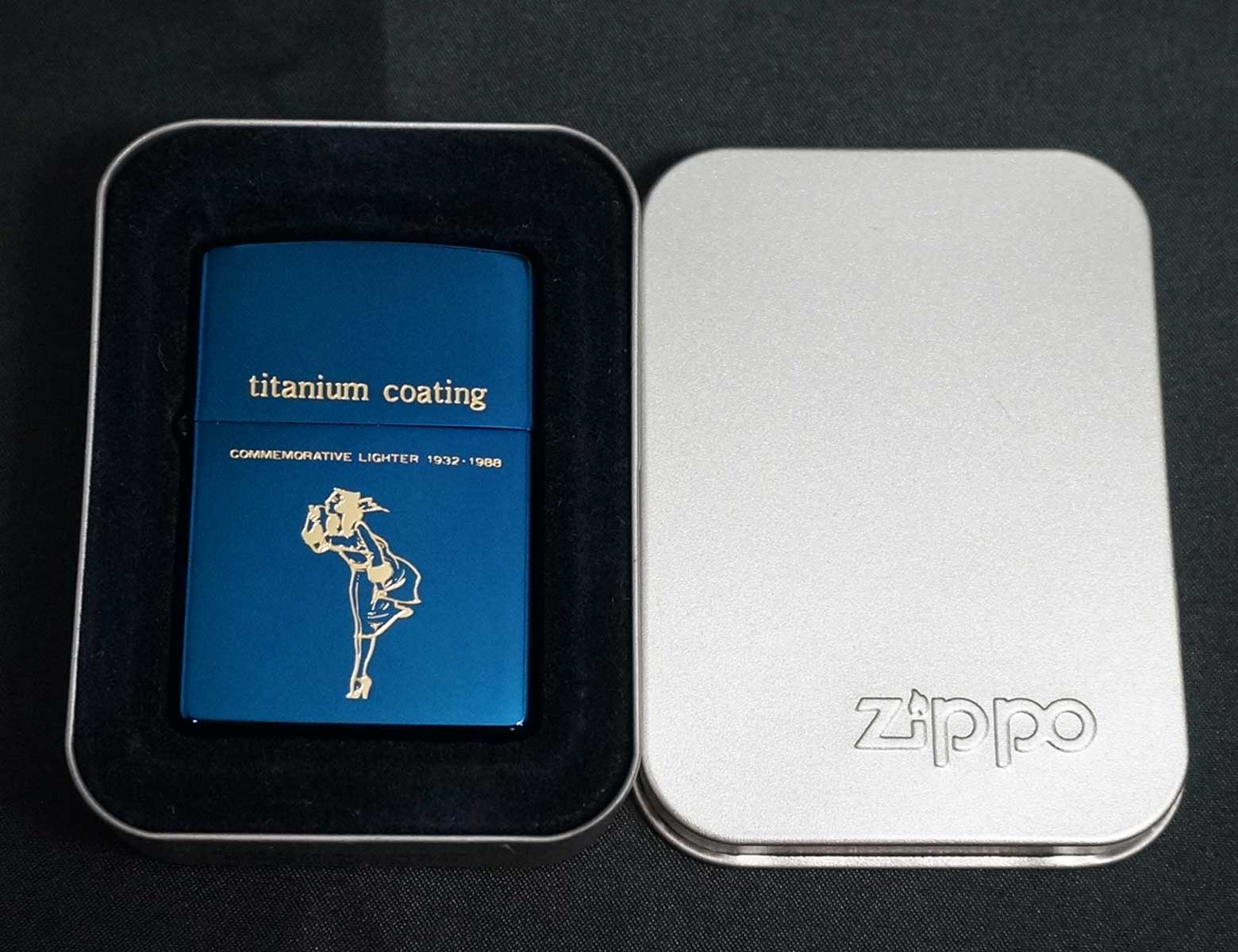 画像: zippo WINDY titanium coating 1997年製造