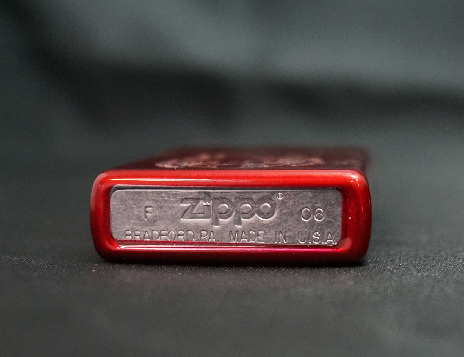 画像: zippo WINDY キャンディーカラーレッド B 2006年製造