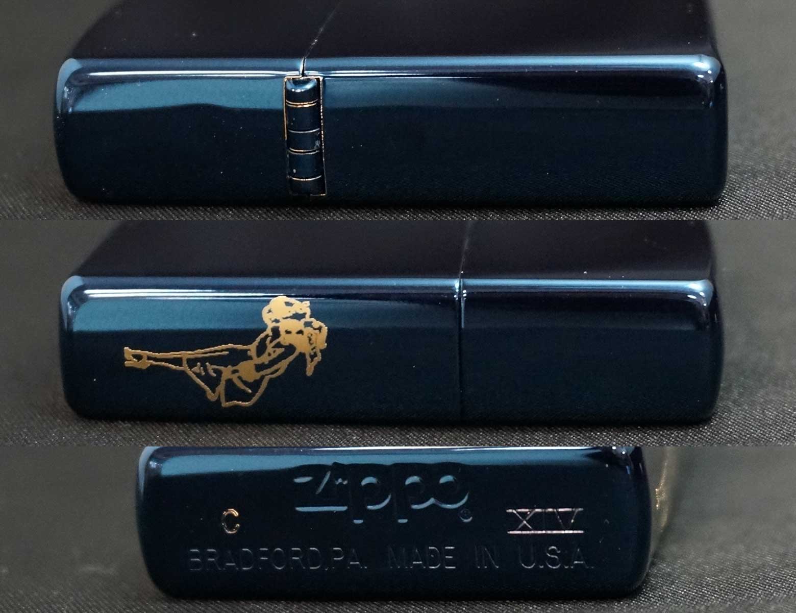 画像: zippo WINDY サイドデザイン 1998年製造